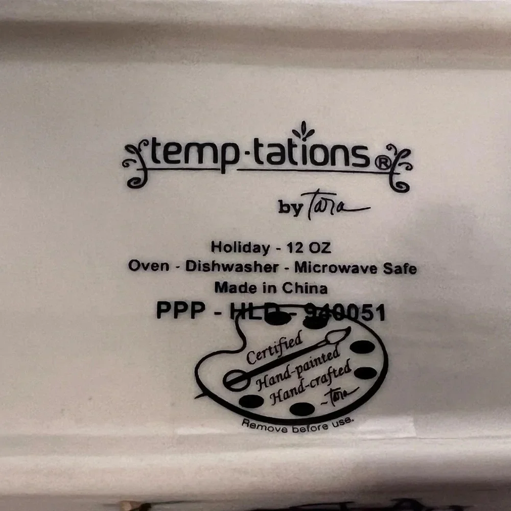 Temptations nwt ceramic